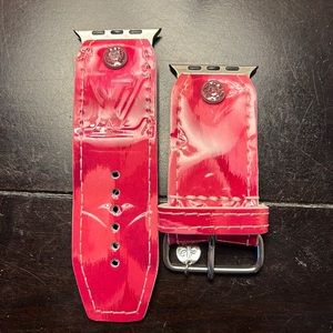 SparklBands Authentic LV Ikat watch band. Size 2, 38/40 adaptors.